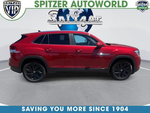 Aurora Red Metallic 2024 Volkswagen Atlas Cross Sport 2.0T SE w/Technology 4MOTION