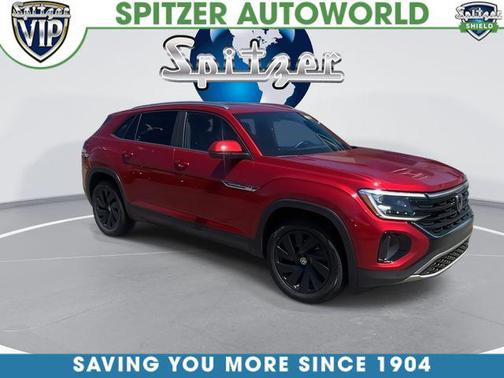 Aurora Red Metallic 2024 Volkswagen Atlas Cross Sport 2.0T SE w/Technology 4MOTION