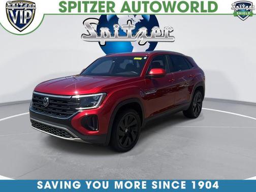 Aurora Red Metallic 2024 Volkswagen Atlas Cross Sport 2.0T SE w/Technology 4MOTION