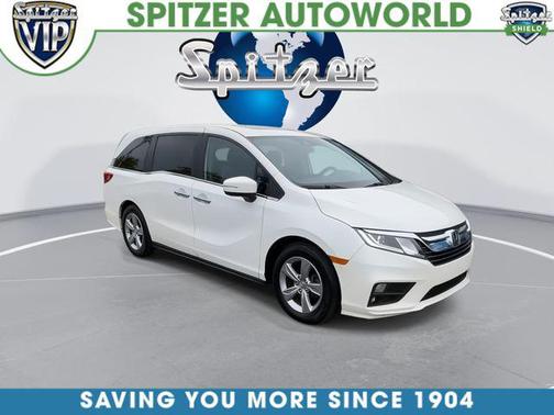 White Diamond Pearl 2018 Honda Odyssey EX-L