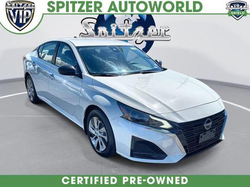 Glacier White 2024 Nissan Altima S FWD