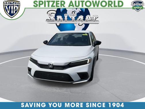 Platinum White Pearl 2024 Honda Civic Sport