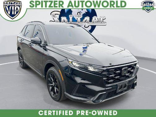 Crystal Black Pearl 2025 Honda CR-V Hybrid Sport AWD