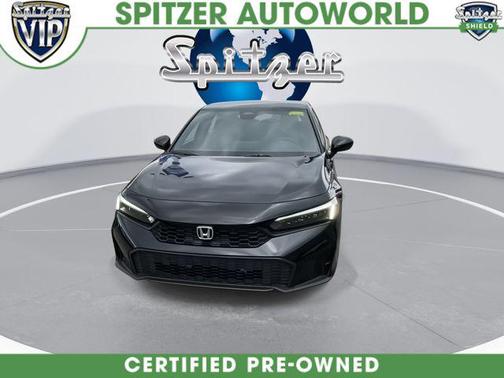 Crystal Black Pearl 2025 Honda Civic Sport