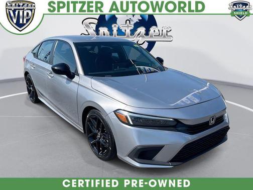 Lunar Silver Metallic 2023 Honda Civic Sport