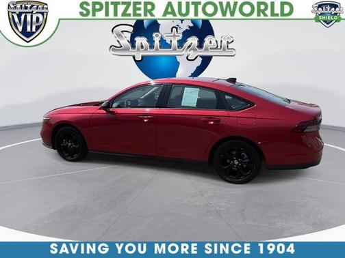 Radiant Red Metallic 2025 Honda Accord SE