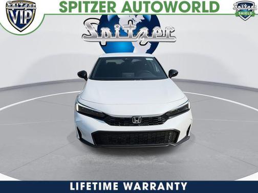 Platinum White Pearl 2026 Honda Civic Sport