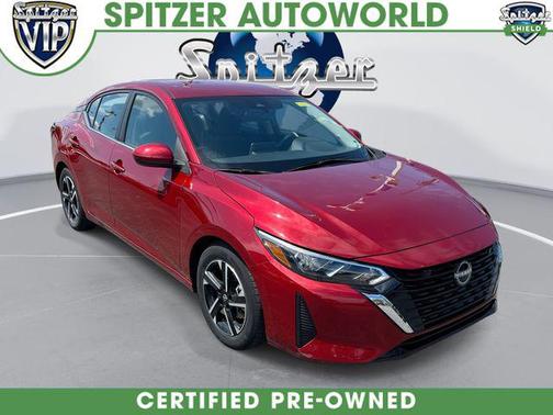 Scarlet Ember Tintcoat 2024 Nissan Sentra SV