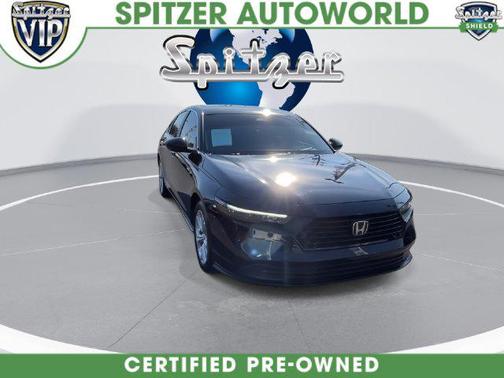 Crystal Black Pearl 2025 Honda Accord LX 1.5T