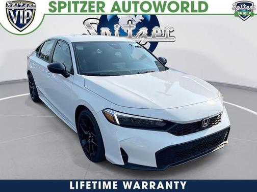 Platinum White Pearl 2026 Honda Civic Sport