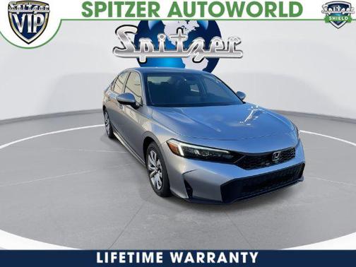 Solar Silver Metallic 2026 Honda Civic LX