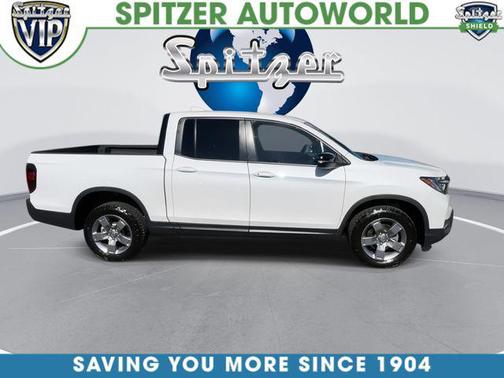Platinum White Pearl 2025 Honda Ridgeline TrailSport