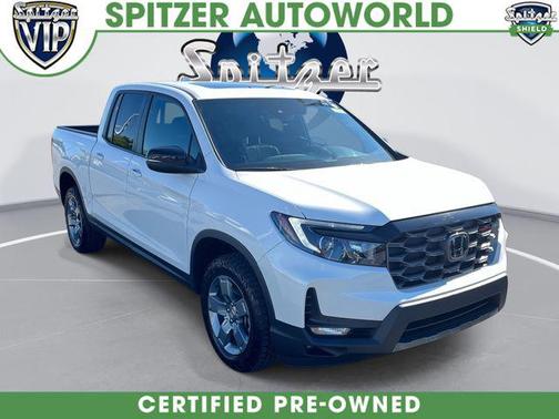 Platinum White Pearl 2025 Honda Ridgeline TrailSport
