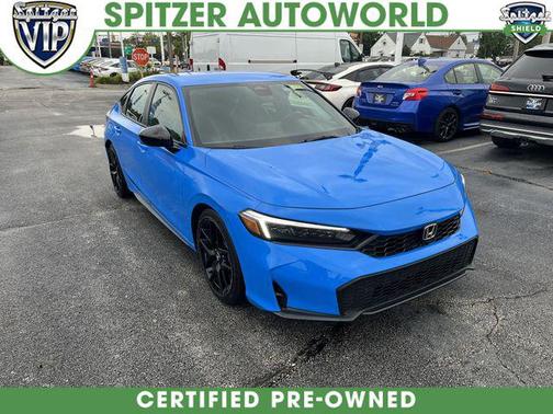 Boost Blue Pearl 2025 Honda Civic Sport