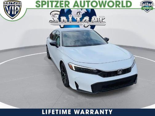 Platinum White Pearl 2026 Honda Civic Sport