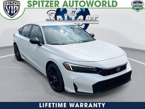 Platinum White Pearl 2026 Honda Civic Sport