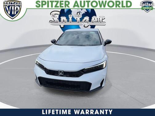 Platinum White Pearl 2026 Honda Civic Sport