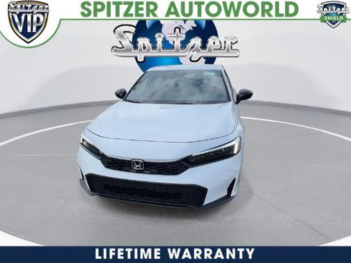 Platinum White Pearl 2026 Honda Civic Sport
