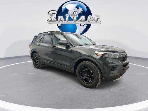 FORGED GREEN METALLIC 2022 Ford Explorer Timberline