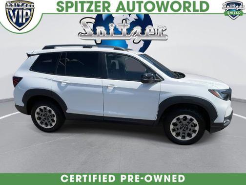 Platinum White Pearl 2025 Honda Passport AWD TrailSport