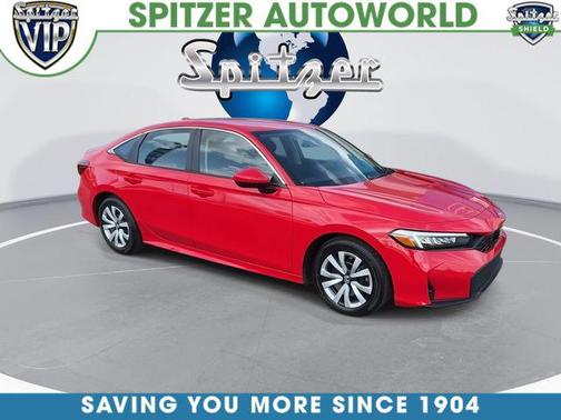 Rallye Red 2025 Honda Civic LX