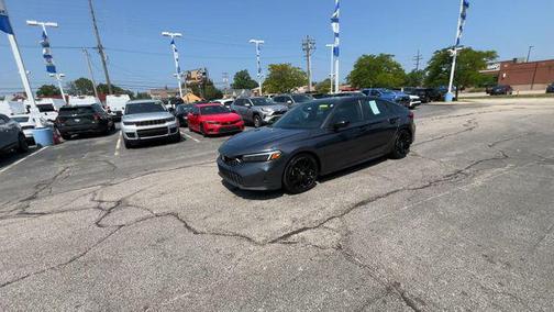 Meteorite Gray Metallic 2025 Honda Civic Sport