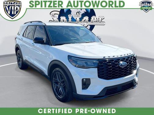 STAR WHITE MET TRI-COAT 2025 Ford Explorer ST