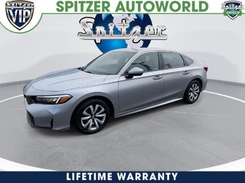 Solar Silver Metallic 2026 Honda Civic LX