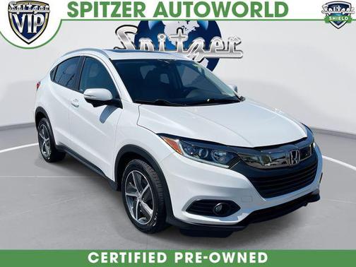 Platinum White Pearl 2021 Honda HR-V EX