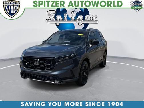 Gray 2025 Honda CR-V Hybrid Sport AWD