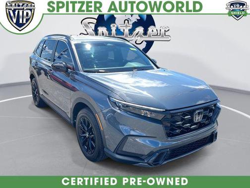 Gray 2025 Honda CR-V Hybrid Sport AWD