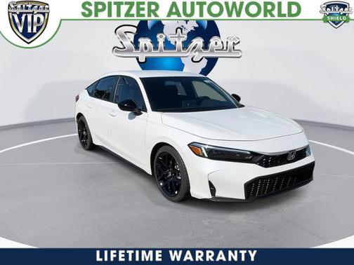 Platinum White Pearl 2026 Honda Civic Sport