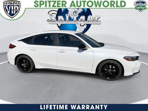 Platinum White Pearl 2026 Honda Civic Sport