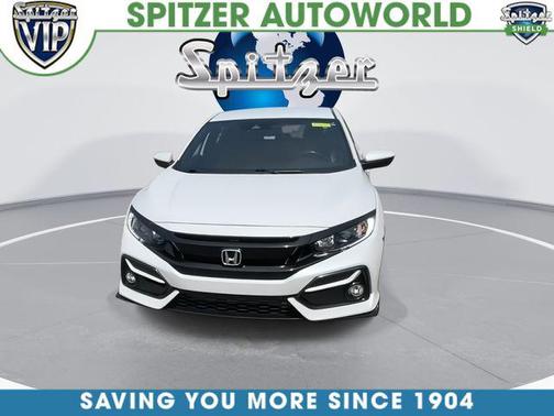 Platinum White Pearl 2021 Honda Civic Sport