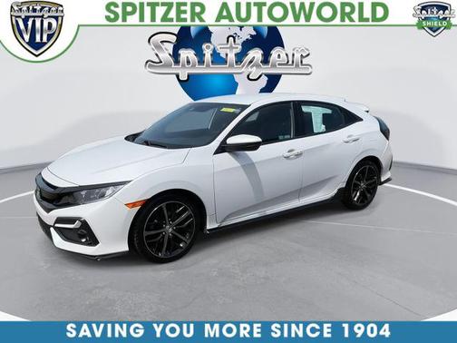 Platinum White Pearl 2021 Honda Civic Sport