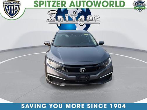 Modern Steel Metallic 2019 Honda Civic LX