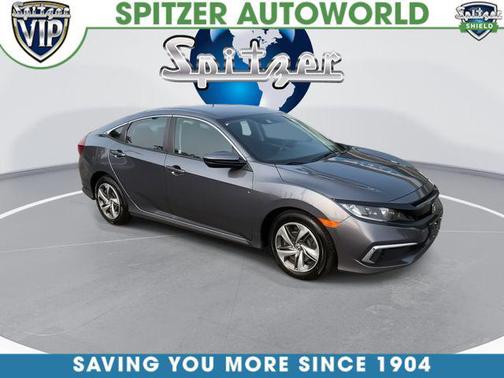 Modern Steel Metallic 2019 Honda Civic LX