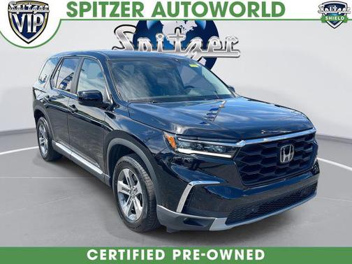 Crystal Black Pearl 2023 Honda Pilot AWD EX-L 7 Passenger