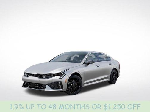 Steel Matte Gray 2026 Kia K5 GT-Line AWD