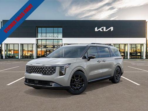Ivory Silver 2026 Kia Carnival Hybrid SX