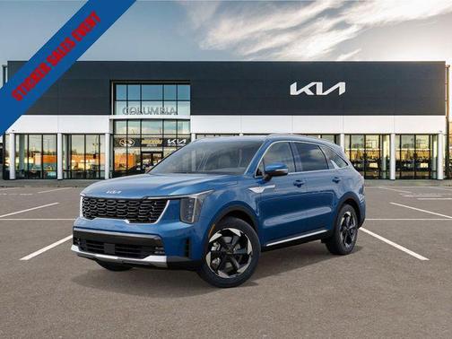 Mineral Blue 2026 Kia Sorento Hybrid EX