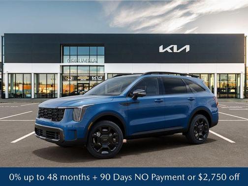 Mineral Blue 2026 Kia Sorento Hybrid SX Prestige