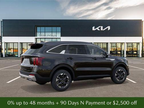 Ebony Black 2026 Kia Sorento S