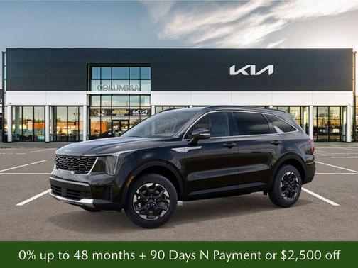 Ebony Black 2026 Kia Sorento S