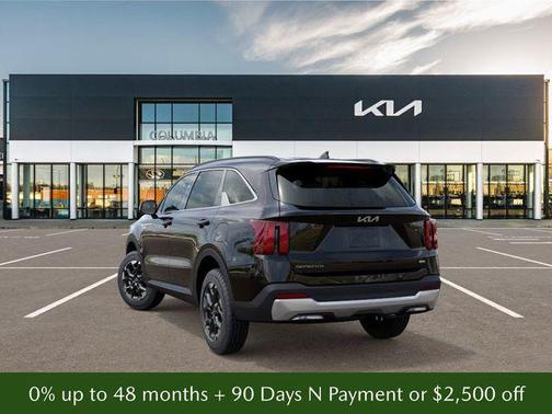 Ebony Black 2026 Kia Sorento S