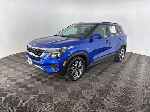 Neptune Blue 2022 Kia Seltos EX