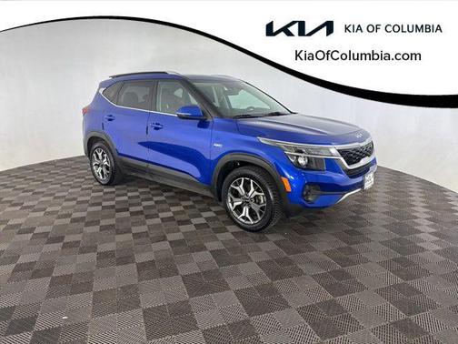 Neptune Blue 2022 Kia Seltos EX
