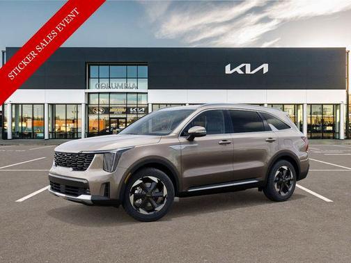 Volcanic Sand 2026 Kia Sorento Hybrid EX