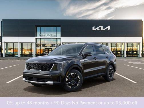 Ebony Black 2026 Kia Sorento S