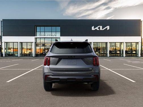 Steel Gray 2026 Kia Sorento Hybrid SX Prestige